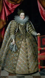 Ranskan Elisabetin (1602-44) muotokuva, 1615